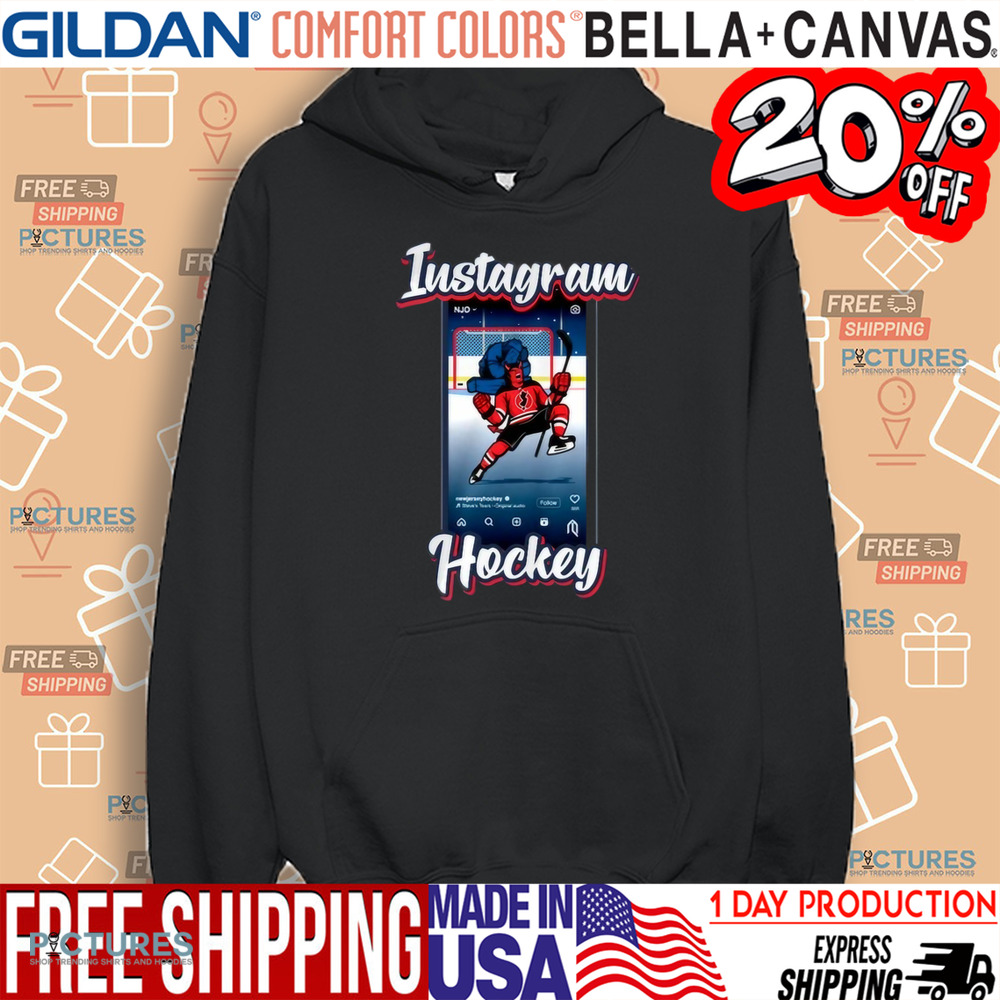 New Jersey Devils Instagram Hockey shirt