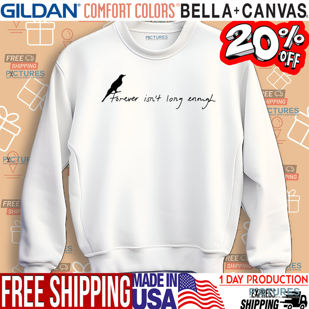 Nina Dobrev Wearing Forever Isn't Long Enough Shirt