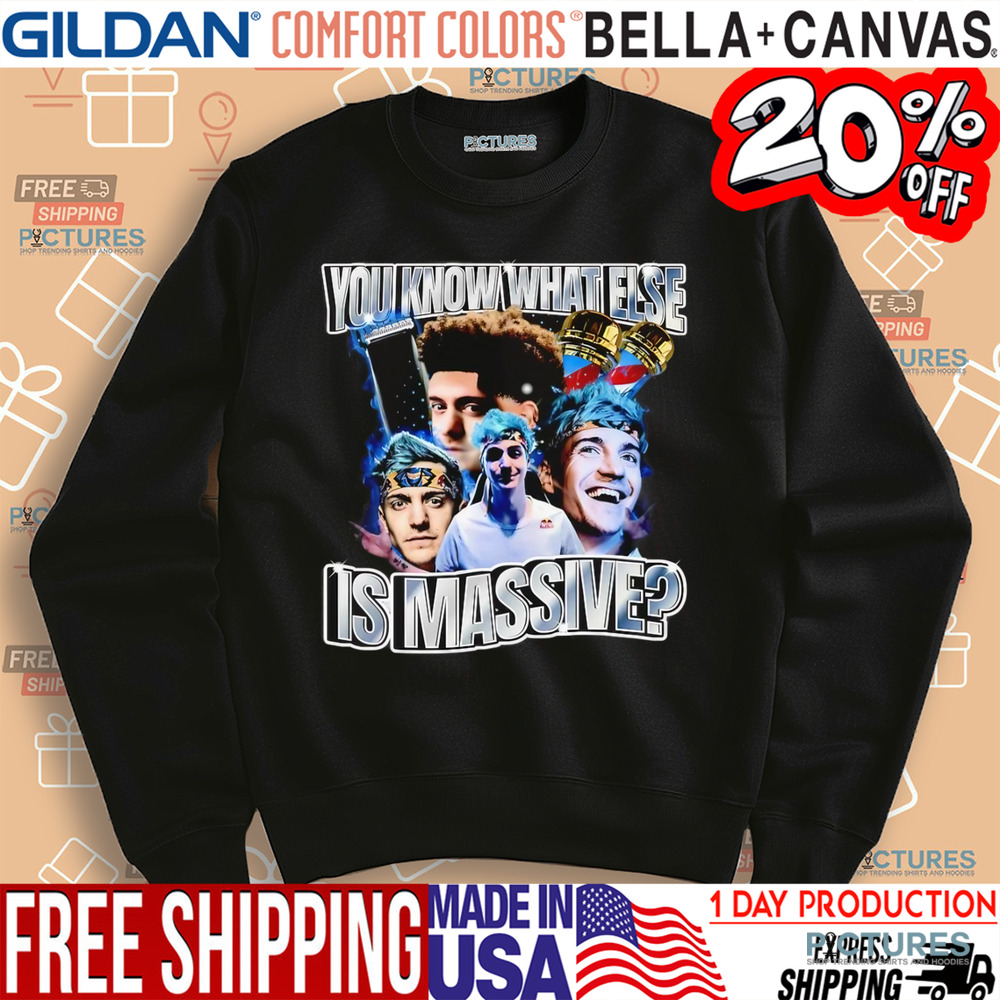 Ninja Gamer You know what else is massive shirt