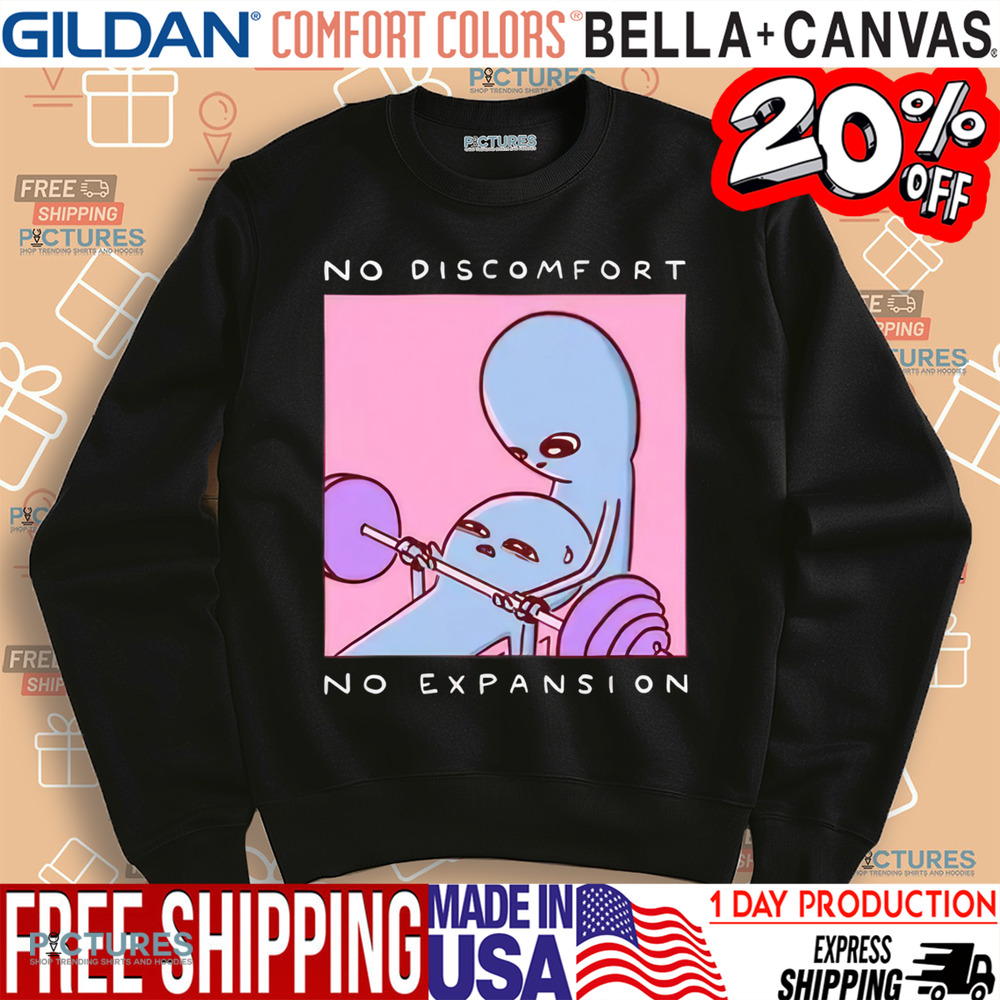 No discomfort no expansion shirt