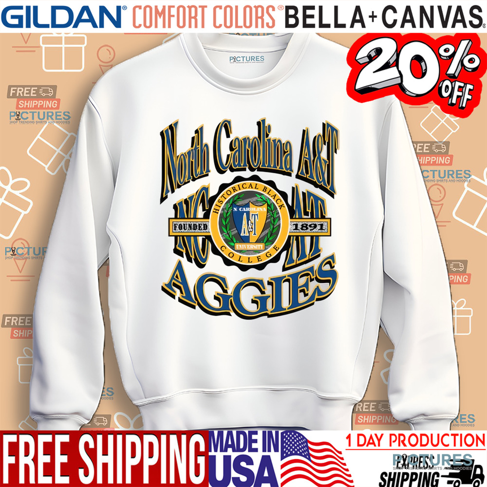 North Carolina AT NCAT Aggies Historical Black College Shirt