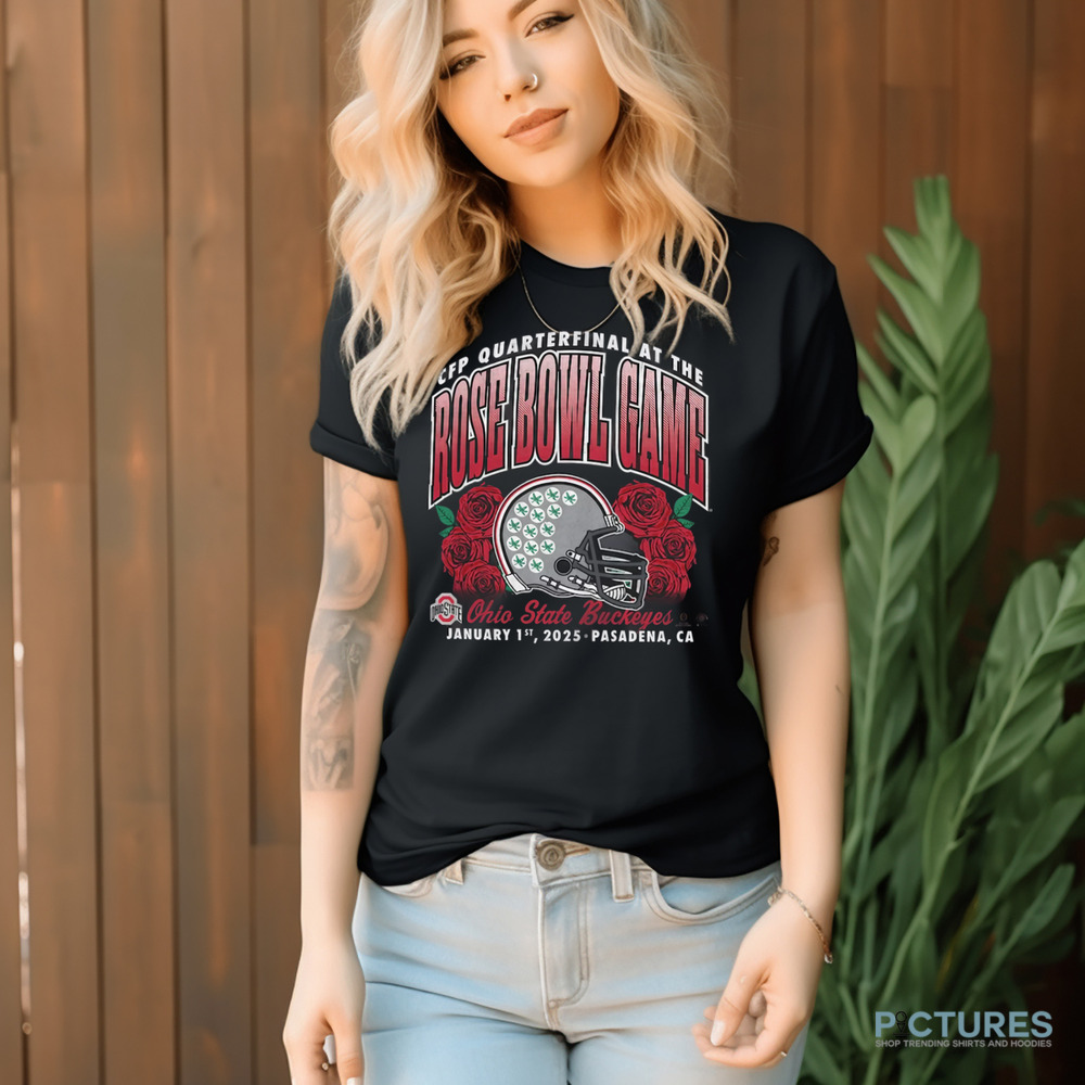 Ohio State Buckeyes '47 College Football Playoff 2025 Rose Bowl Game Shirt