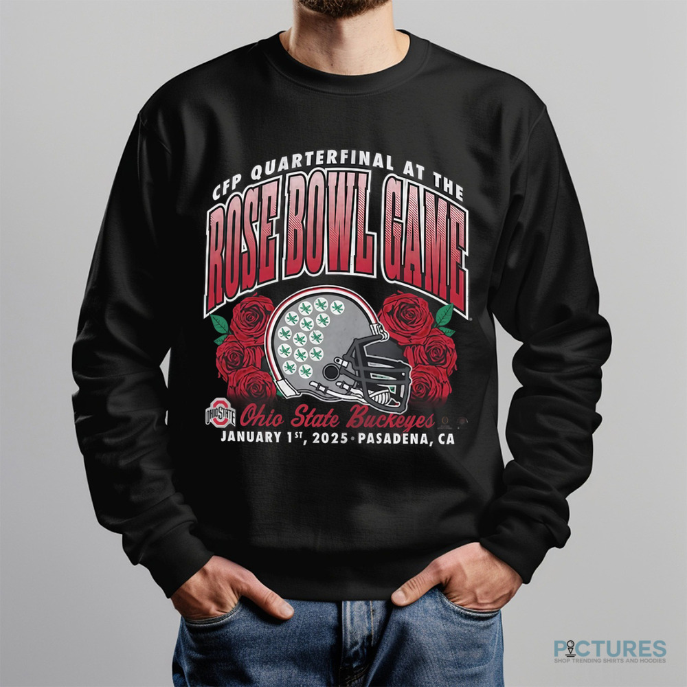 Ohio State Buckeyes '47 College Football Playoff 2025 Rose Bowl Game Shirt