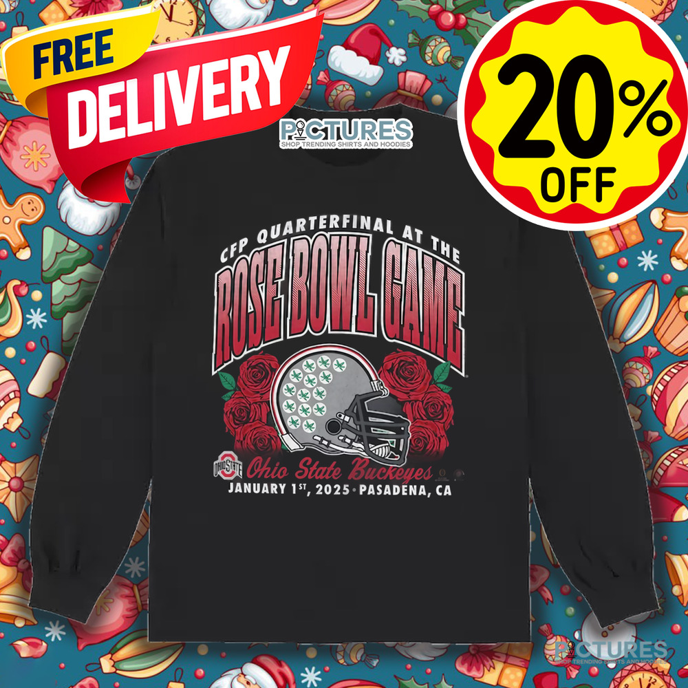 Ohio State Buckeyes '47 College Football Playoff 2025 Rose Bowl Game Shirt