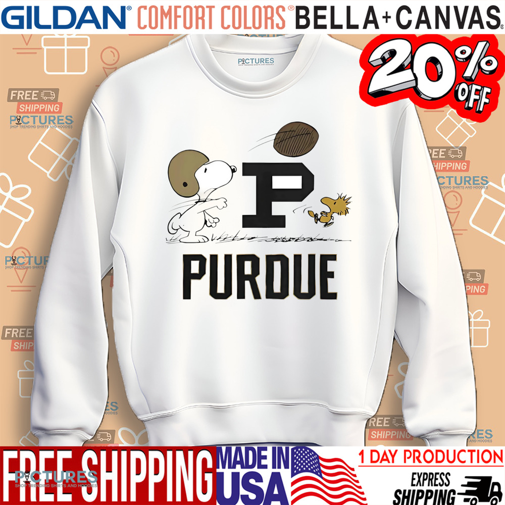 Peanuts x Purdue Vintage Football shirt