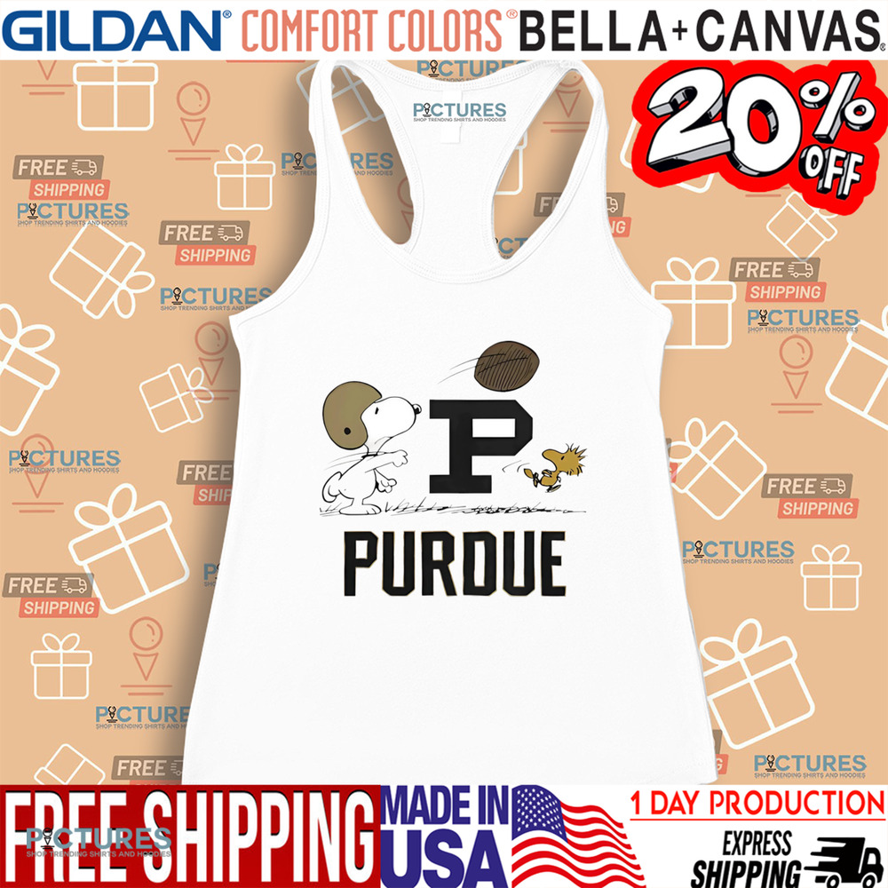 Peanuts x Purdue Vintage Football shirt