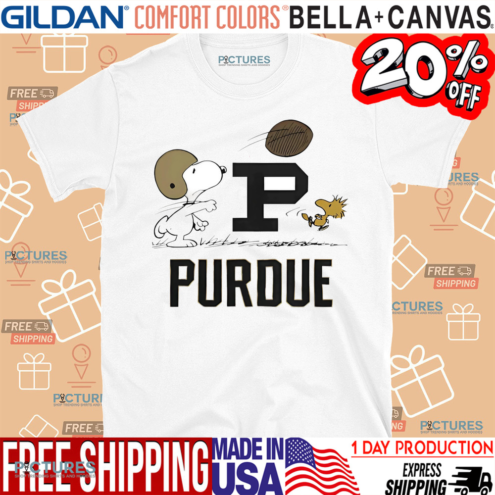 Peanuts x Purdue Vintage Football shirt