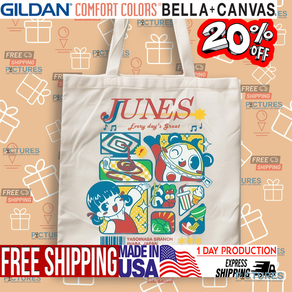 Persona 4 Junes Every Day's Great Yasoinaba Branch Inaba Japan Shopping Shirt
