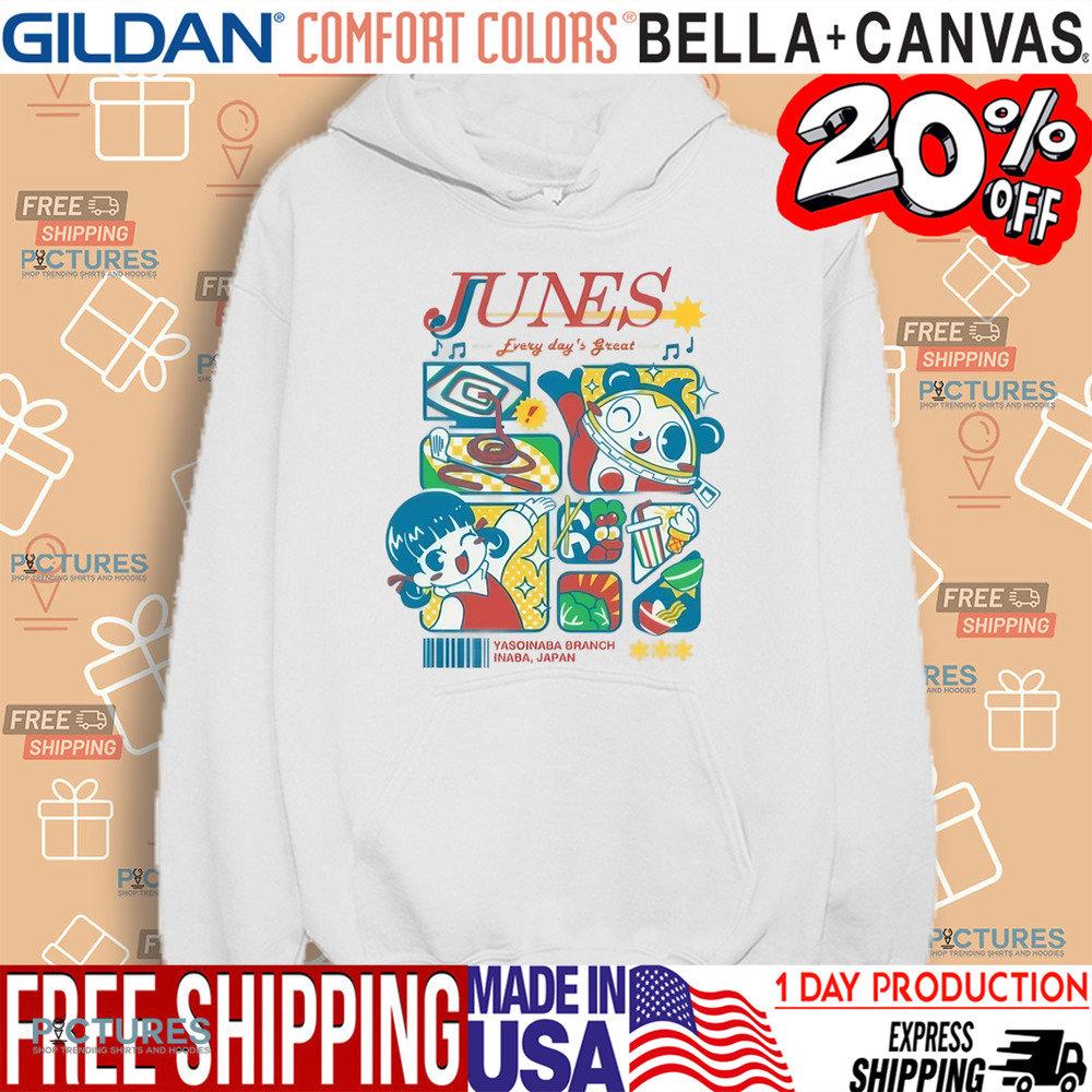 Persona 4 Junes Every Day's Great Yasoinaba Branch Inaba Japan Shopping Shirt