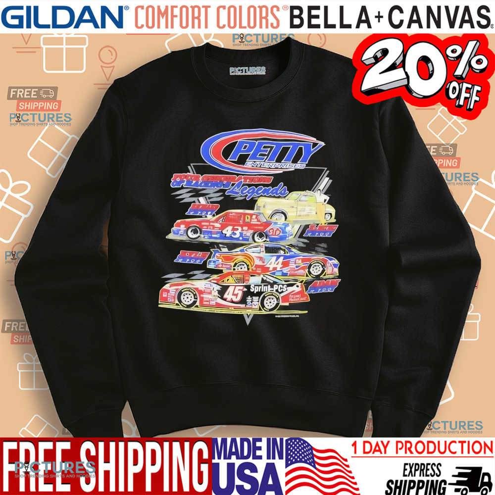 Petty Enterprises Four Generationas Of Racings Legends Shirt