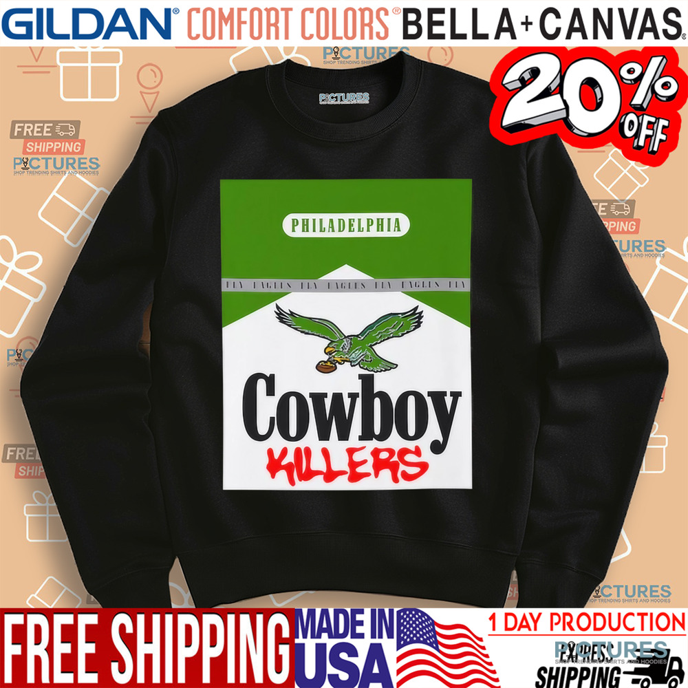 Philadelphia Fly Eagles Cowboy Killers Marlboro Shirt
