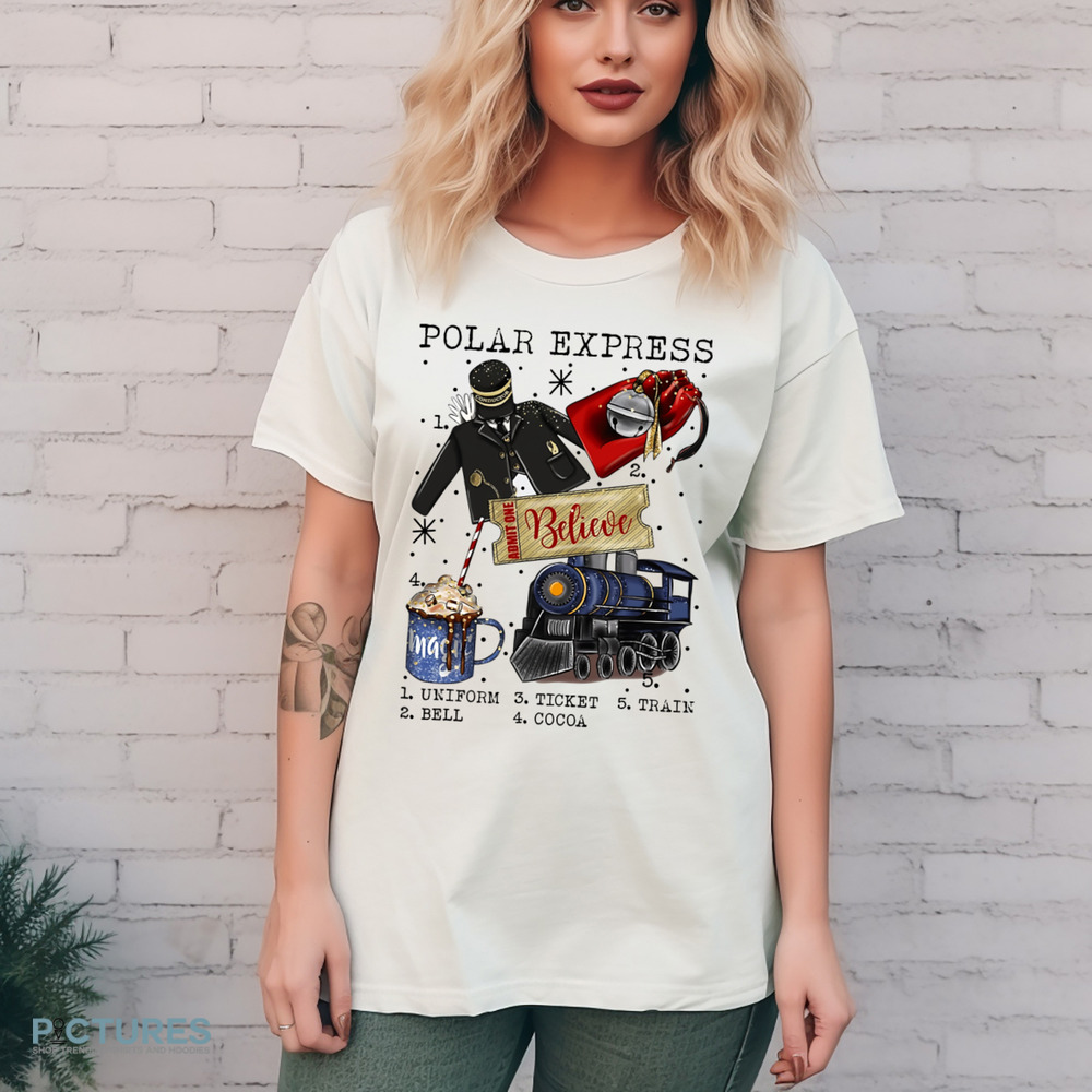 Polar Express Christmas Retro Vintage Shirt