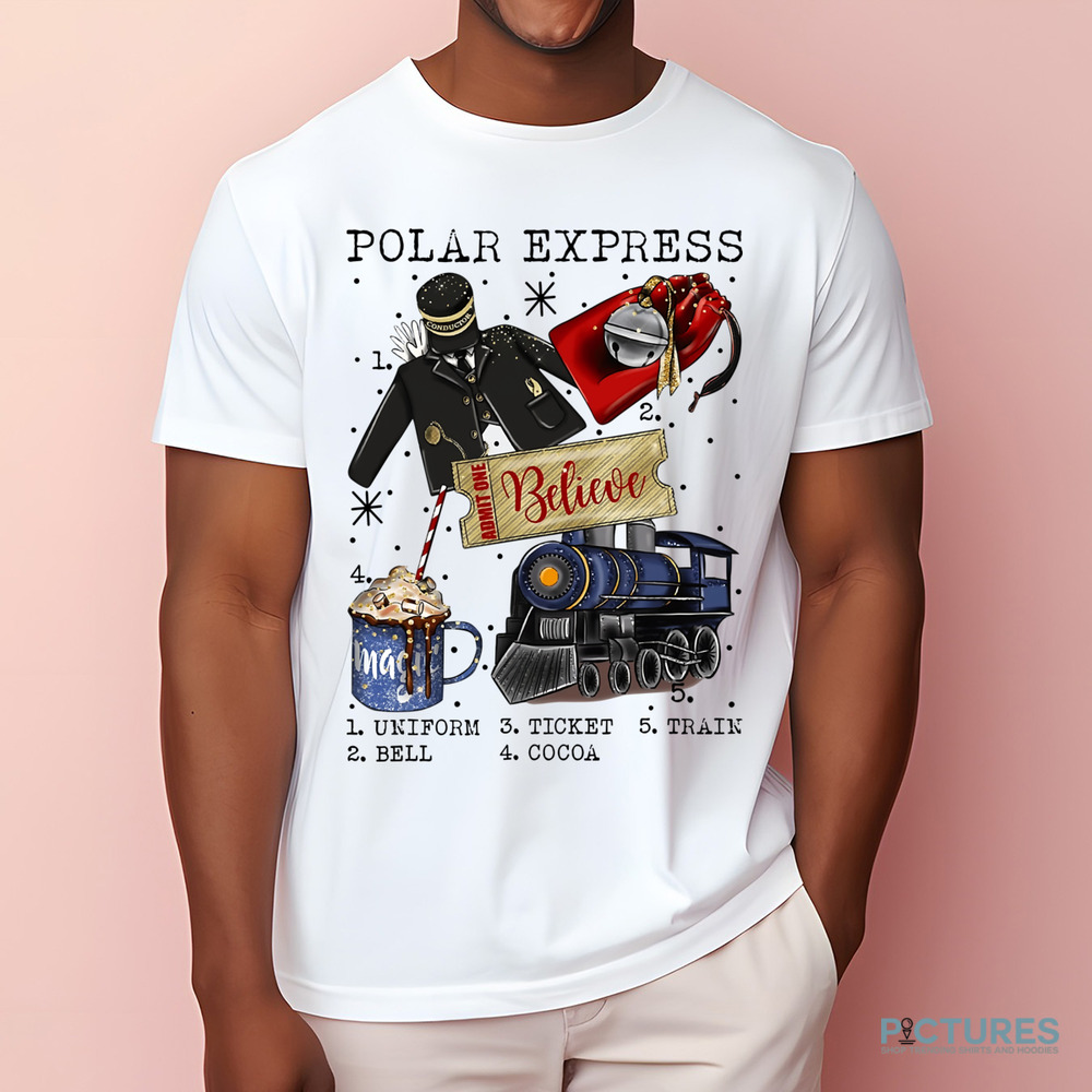 Polar Express Christmas Retro Vintage Shirt
