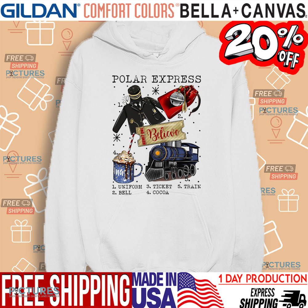 Polar Express Christmas Retro Vintage Shirt
