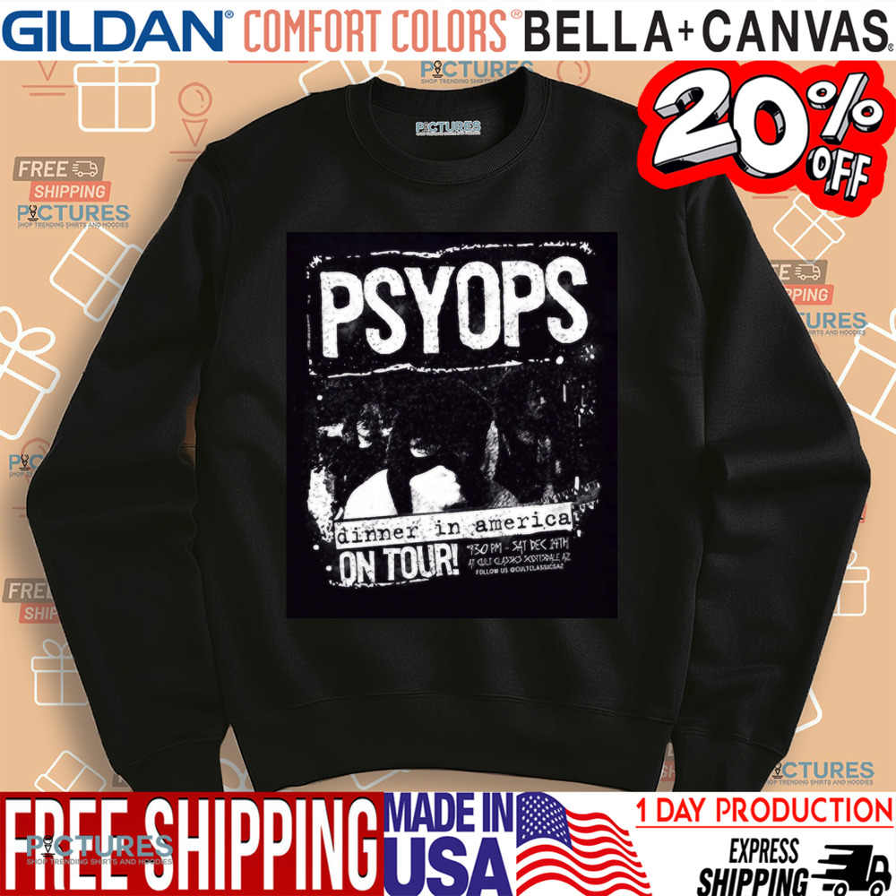 Psyops Dinner In America On Tour Shirt