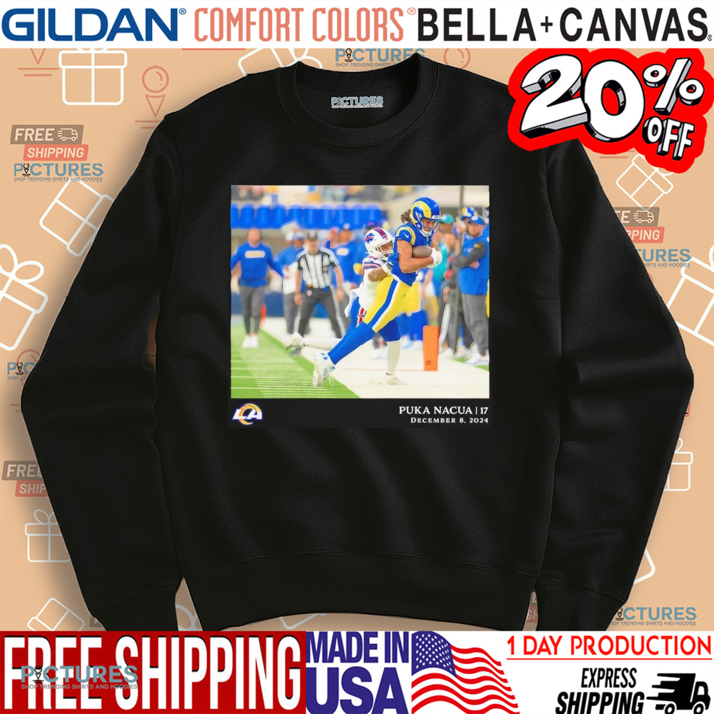 Puka Nacua catch NFL flash features week 14 Rams shirt