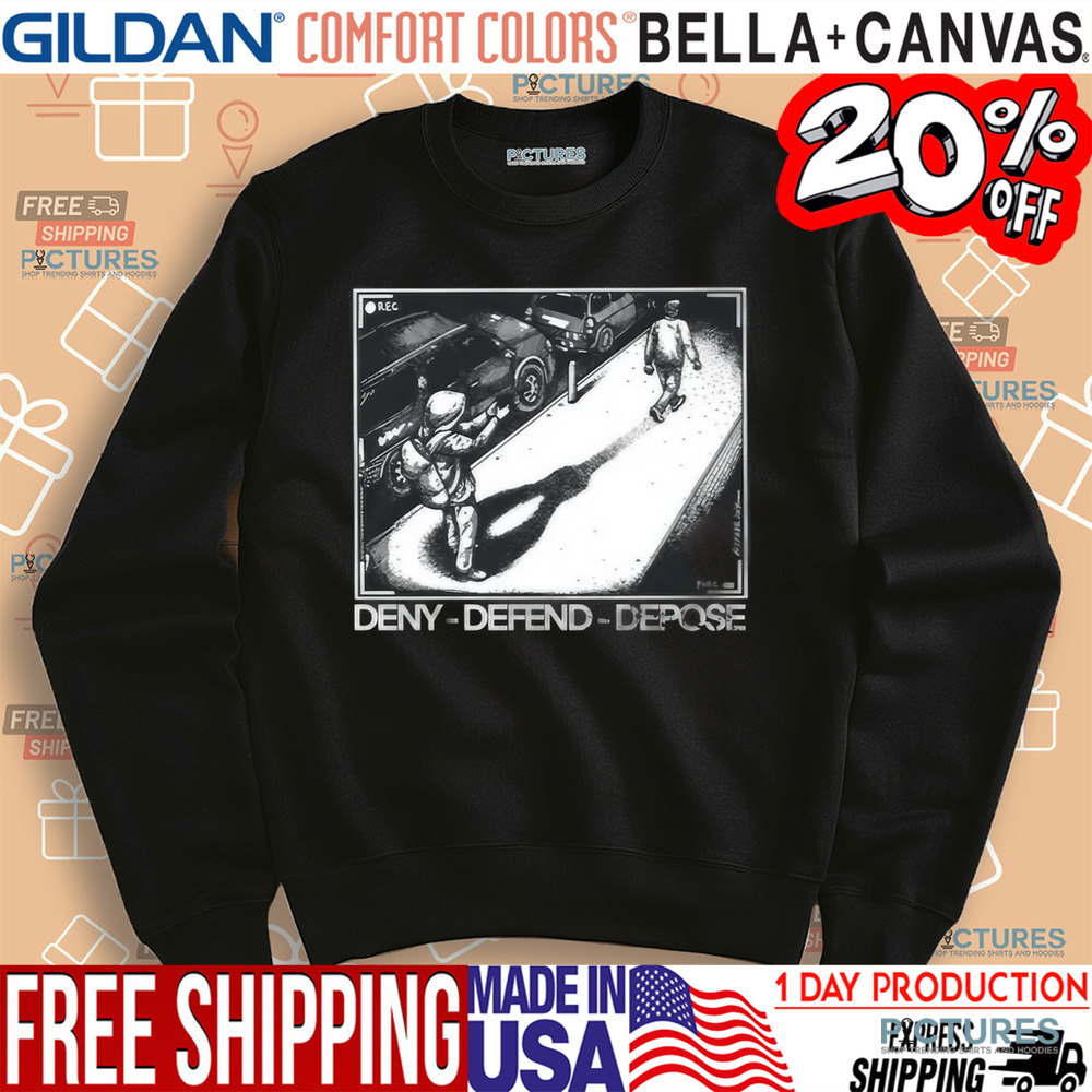 Punk With A Camera Deny Defend Depose Shirt
