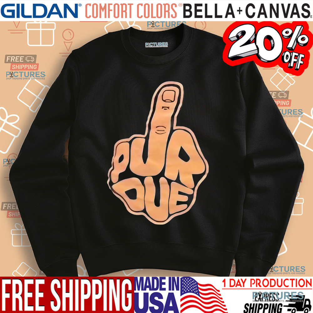 Purdue Middle Finger Go Hoosiers Shirt