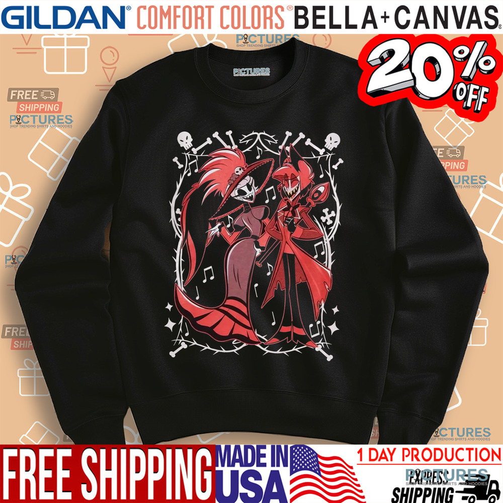 Rosie and Alastor Hazbin Hotel Shirt