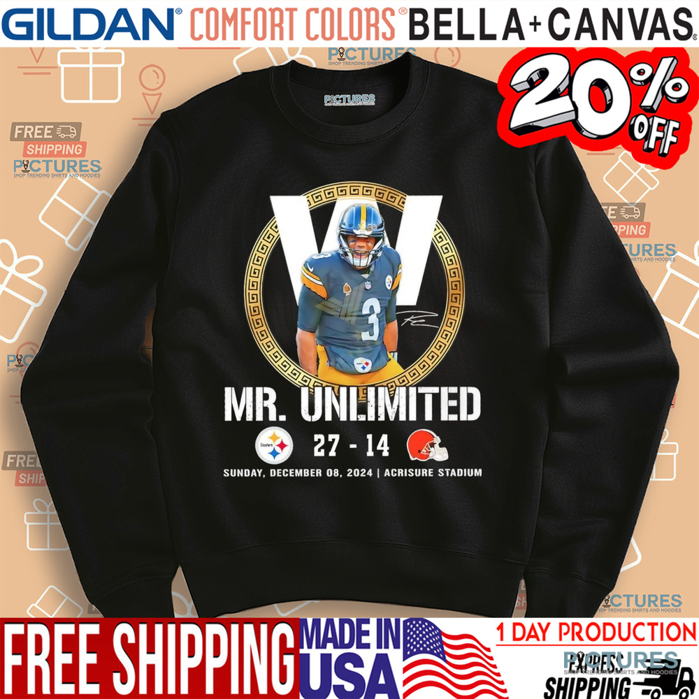 Russell Wilson Mr unlimited Steelers signature shirt