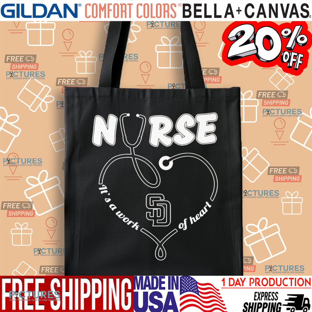 San Diego Padres nurse it’s a work of heart shirt San Diego Padres nurse it’s a work of heart shirt