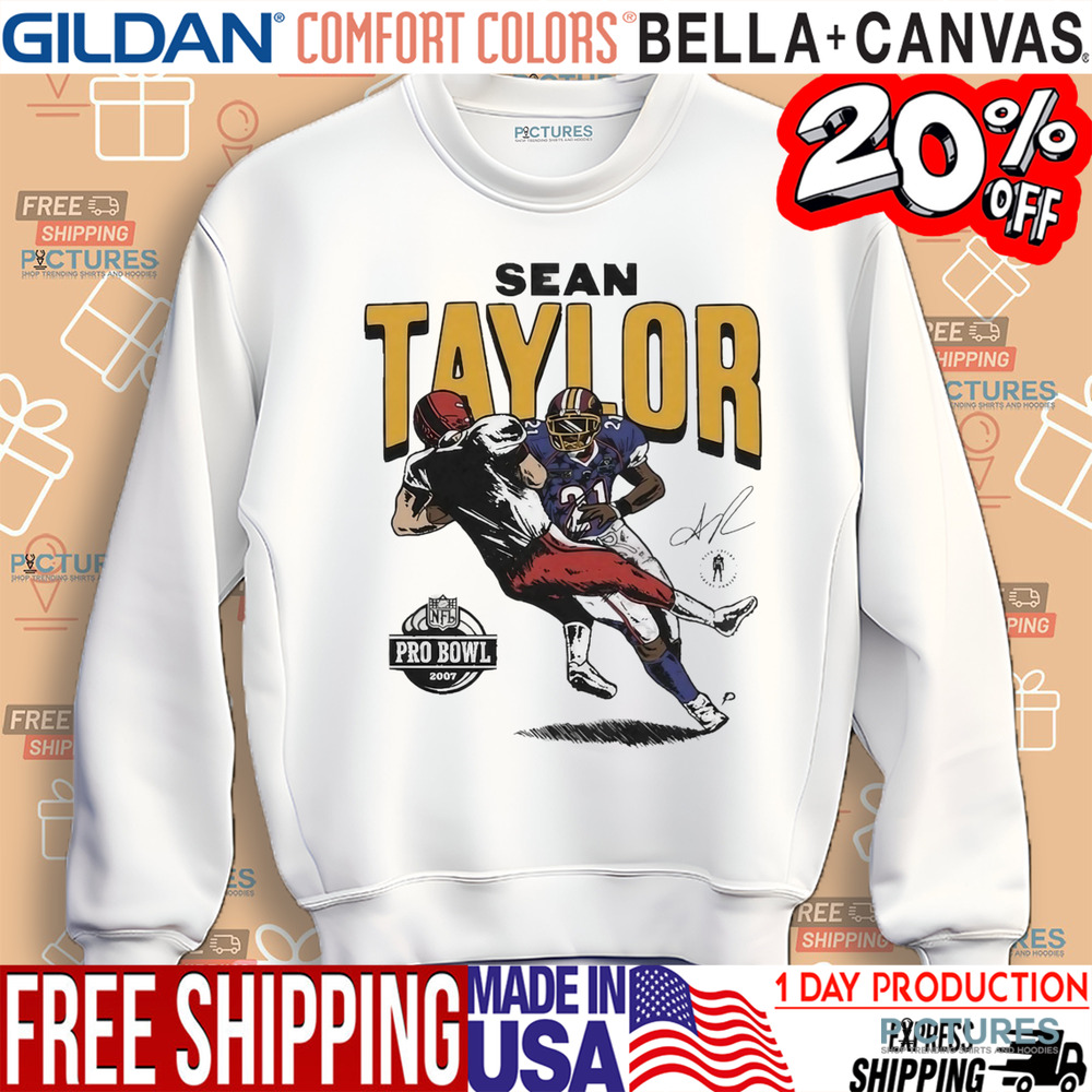 Sean Taylor Washington Commanders 2007 Pro Bowl Caricature Shirt