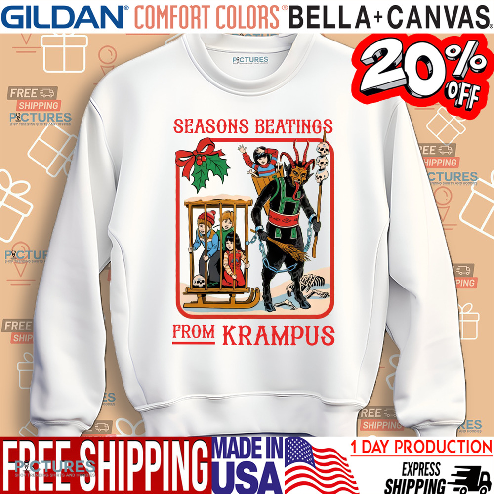 Season Beatings From Krampus Scary Christmas Shirt