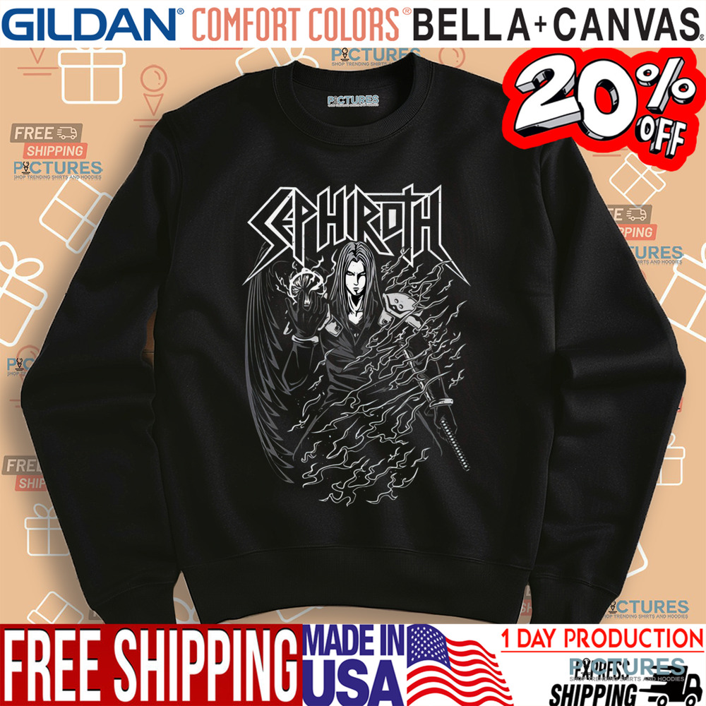 Sephiroth Final Fantasy Game Anime Shirt