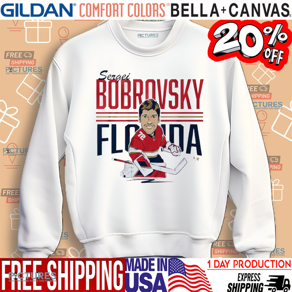 Sergei Bobrovsky Florida Center Ice Caricature Shirt