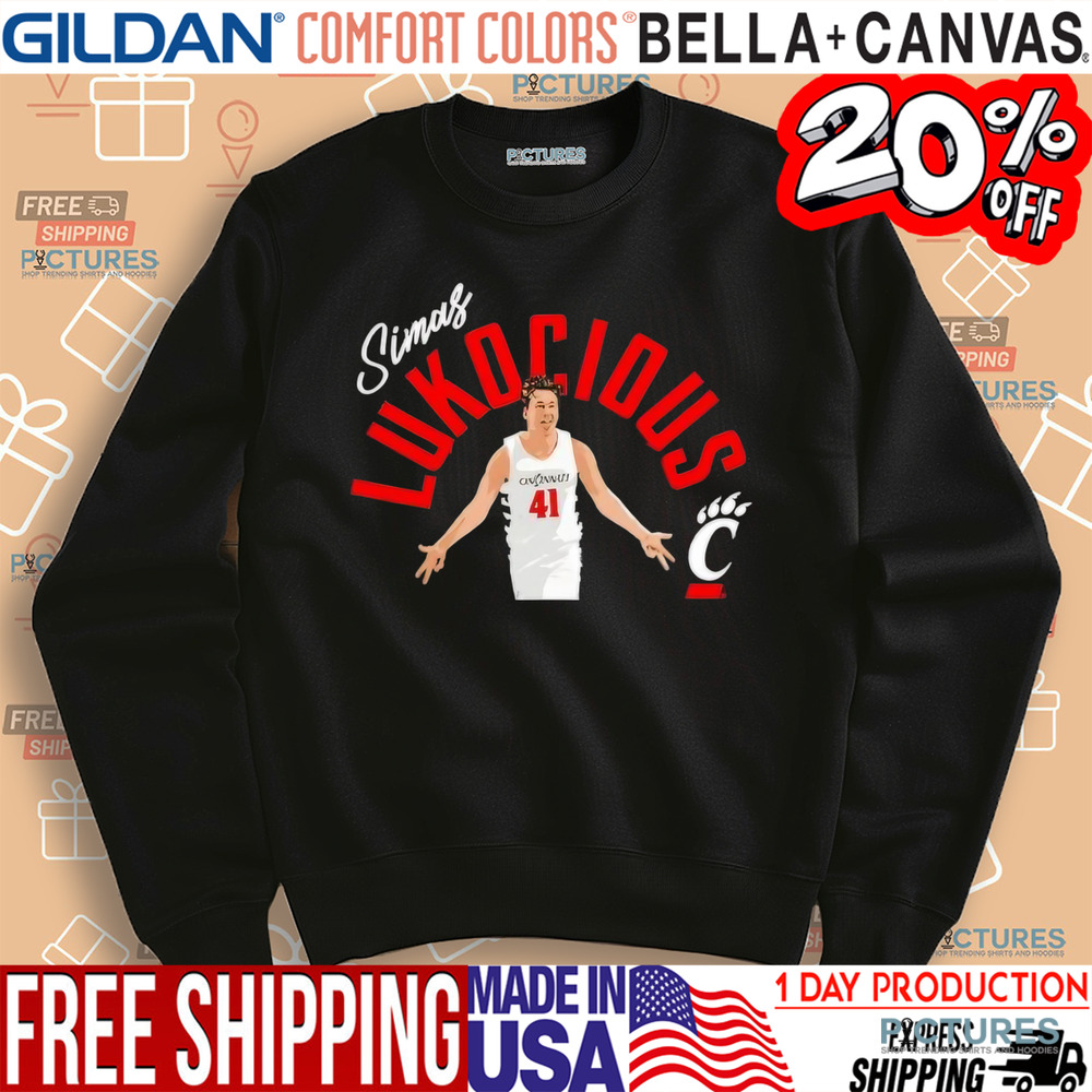 Simas Lukosius Cincinnati Bearcats Player shirt