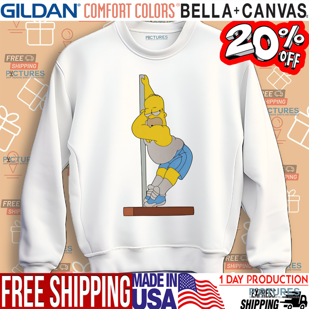 Simpsons Homer Pole Dance The Simpsons shirt