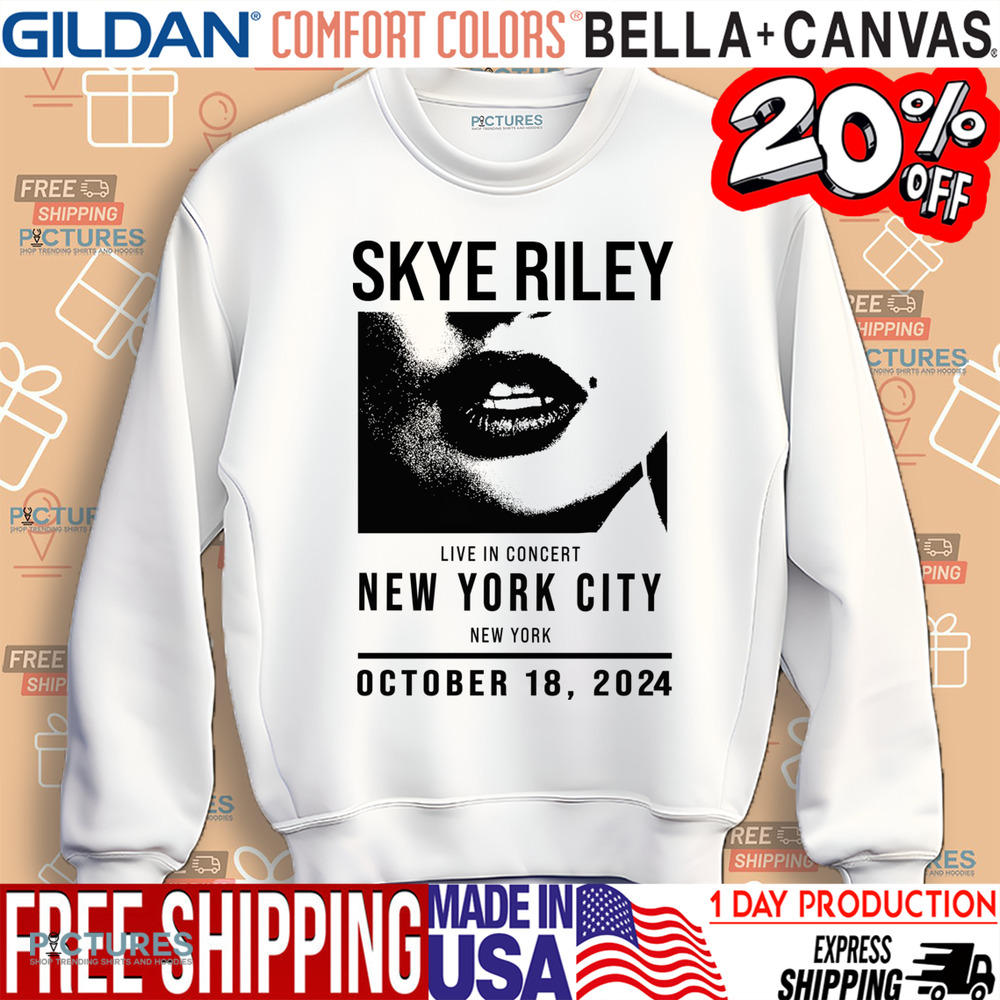 Skye Riley Smile 2 Live In Concert New York City Shirt