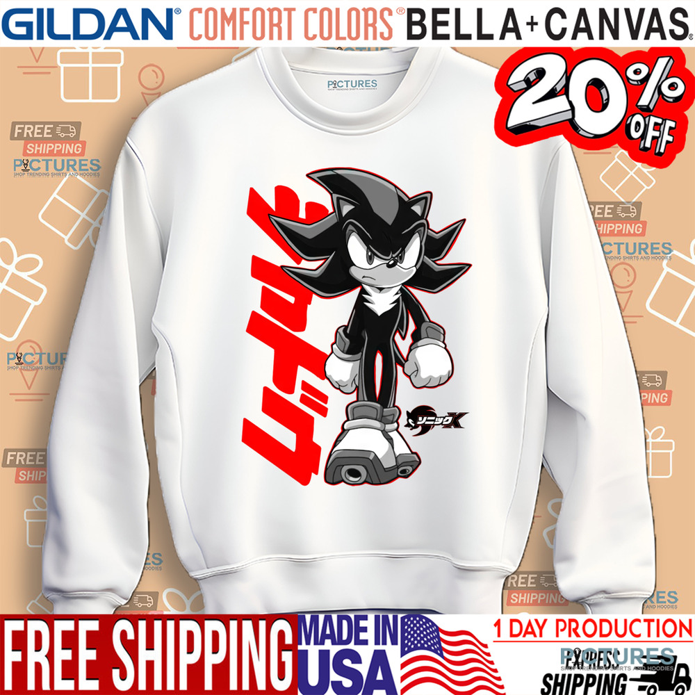 Sonic The Hedgehog Japanese style Shirt