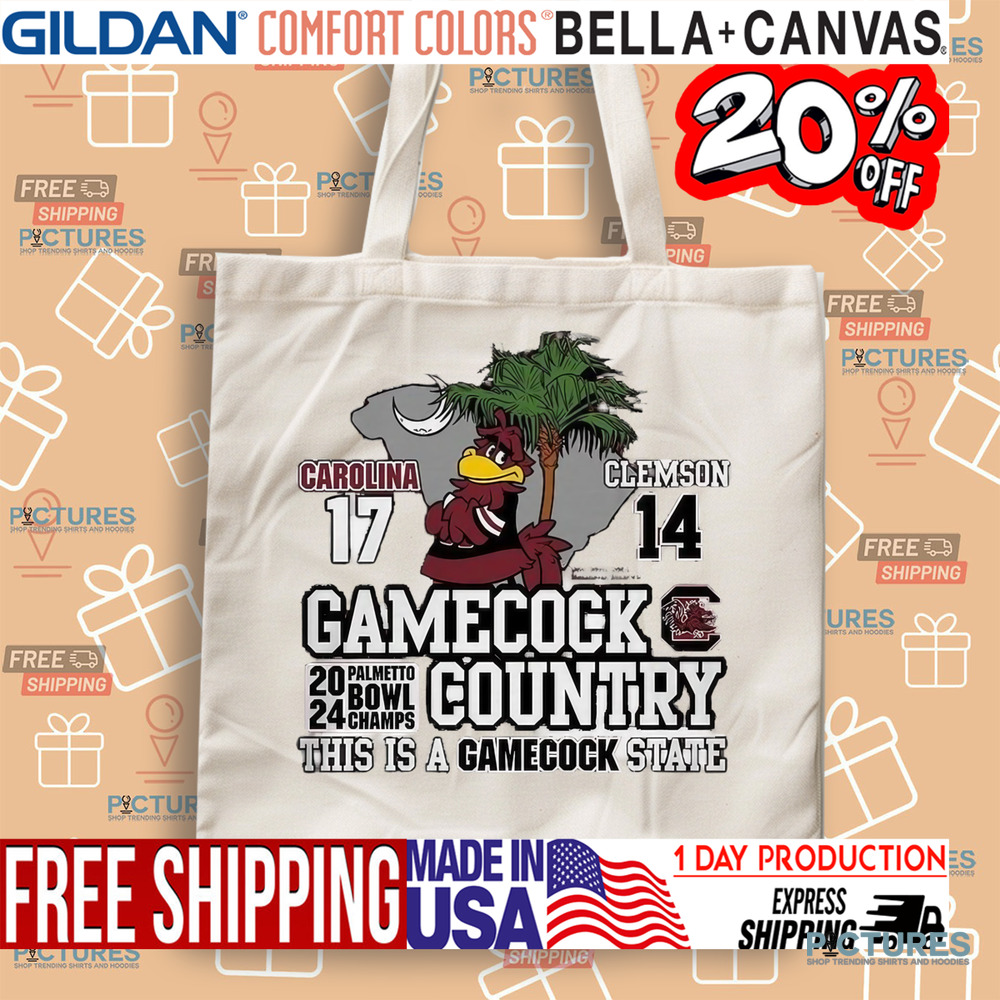 South Carolina Gamecocks vs. Clemson Tigers 17-14 Gamecock Country This Is A Gamecock State Shirt