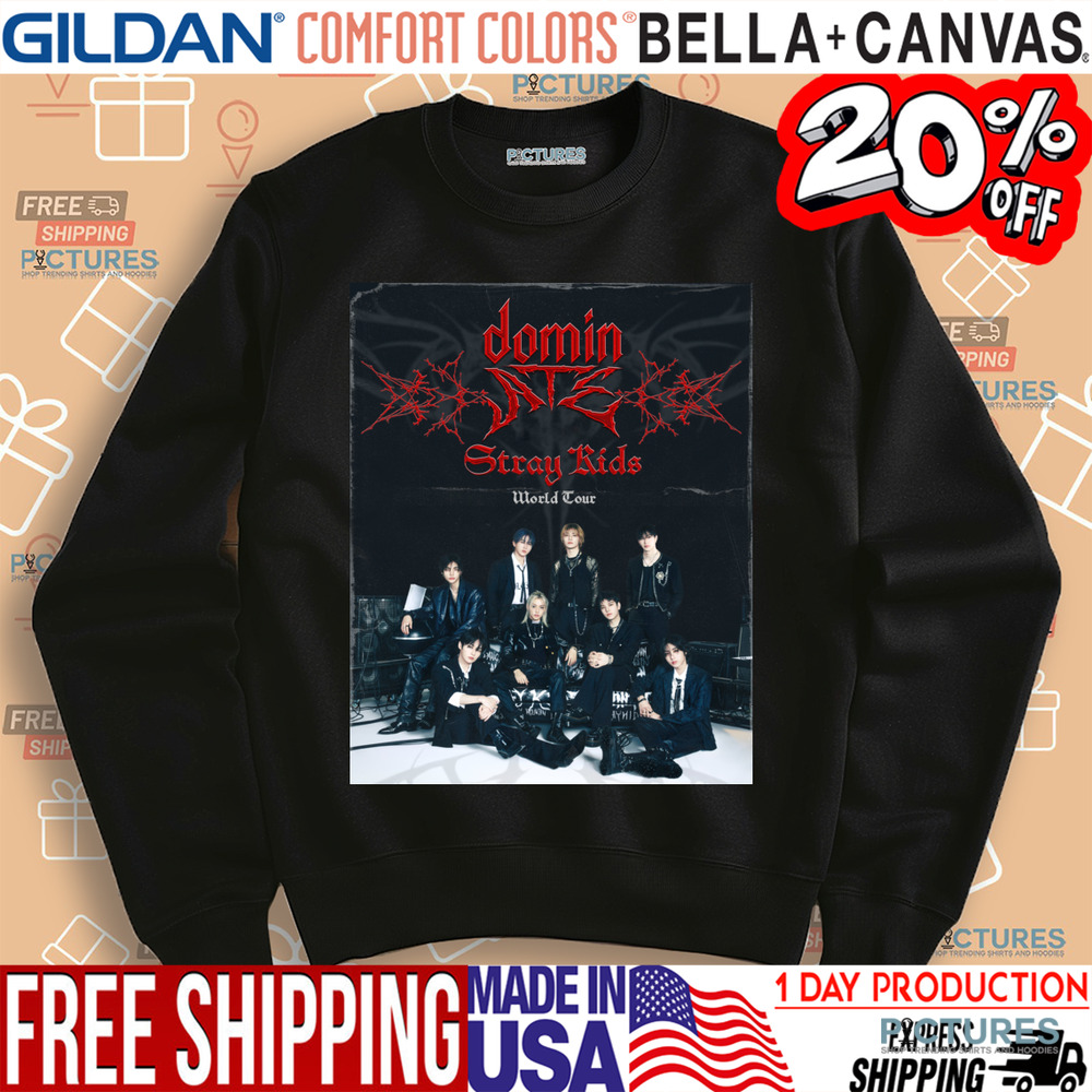 Stray Kids Dominate World Tour 2025 Shirt