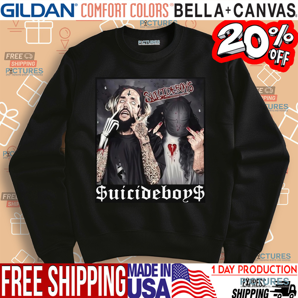 Suicide Rock Boys Rapper Men And Women Leisure Tour 2024 Shirt