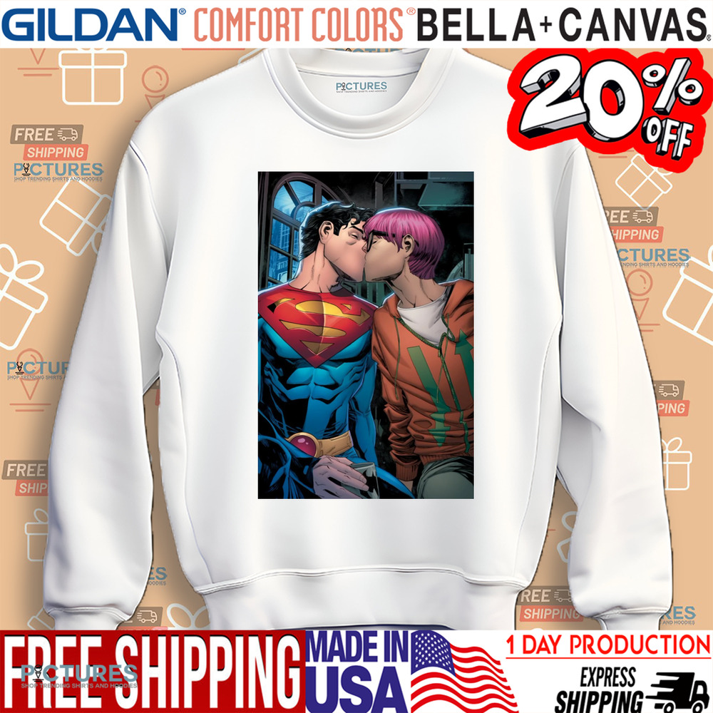Superman Kisses A Boy Superman Gay Shirt