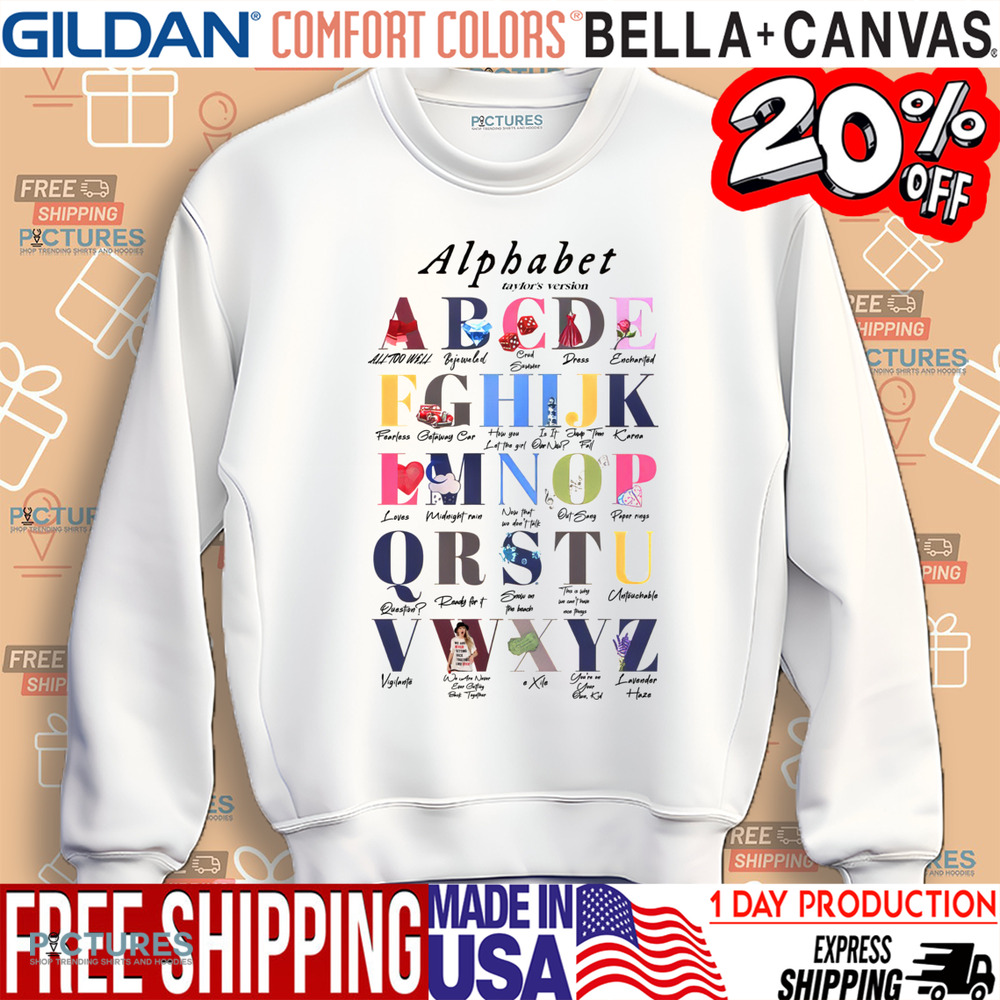 Swiftie Songs Alphabet Swiftie's Version Shirt