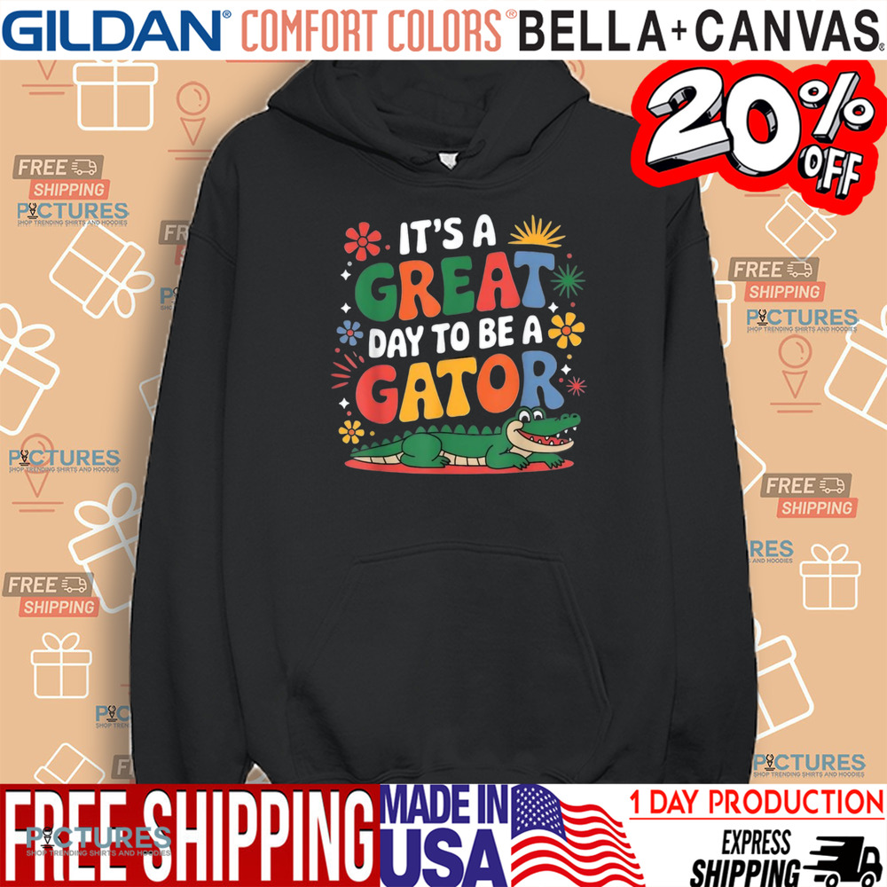 Teacher School Alligator It's A Great Day To Be A Gator Shirt