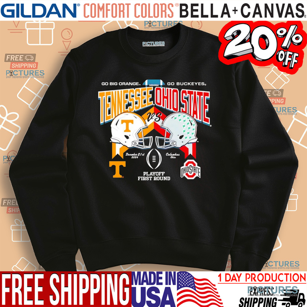 Tennessee Volunteers vs Ohio State Buckeyes 2024 playoff first round shirt