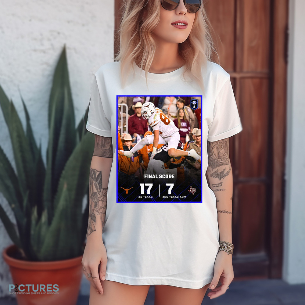 Texas Longhorns 17- 7 Texas AM Aggies Lone Star ShownDown Shirt