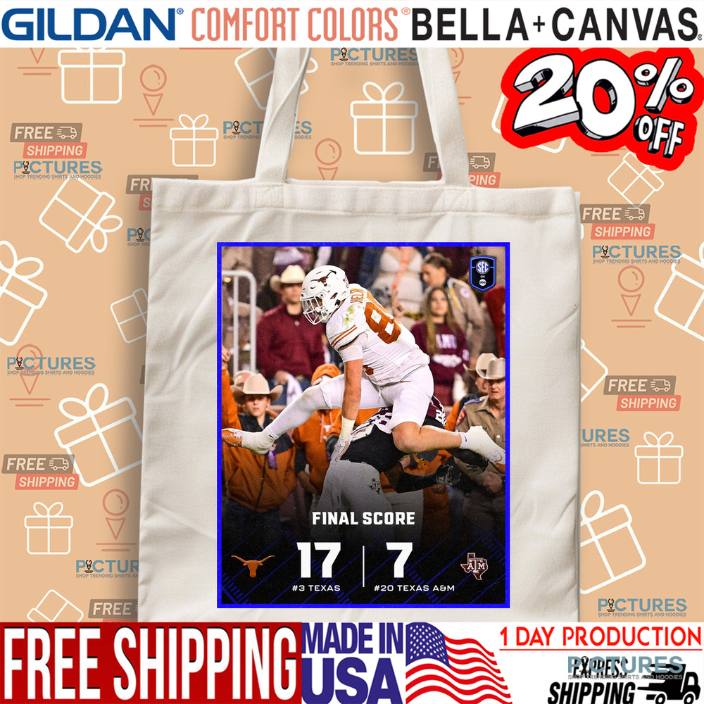 Texas Longhorns 17- 7 Texas AM Aggies Lone Star ShownDown Shirt