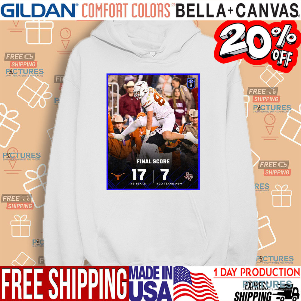 Texas Longhorns 17- 7 Texas AM Aggies Lone Star ShownDown Shirt