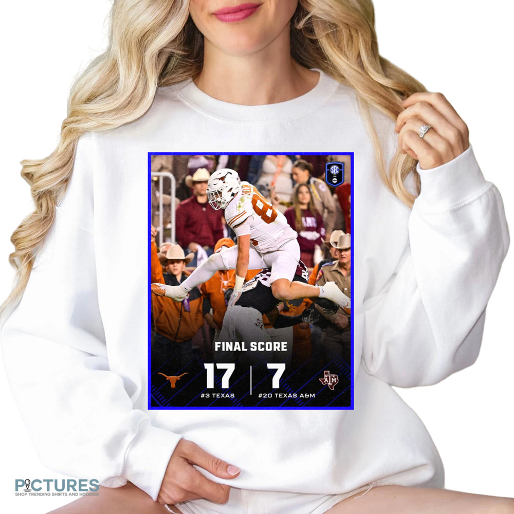 Texas Longhorns 17- 7 Texas AM Aggies Lone Star ShownDown Shirt