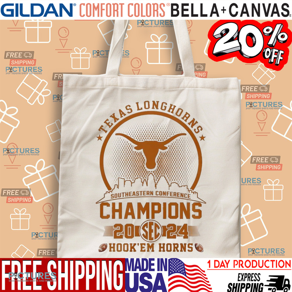 Texas Longhorns Southeastern Conference Champions Sec 2024 Hook'em Horns Shirt