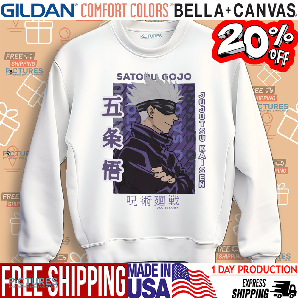 The Gojo Satoru Jujutsu Kaisen Sukuna Anime Shirt