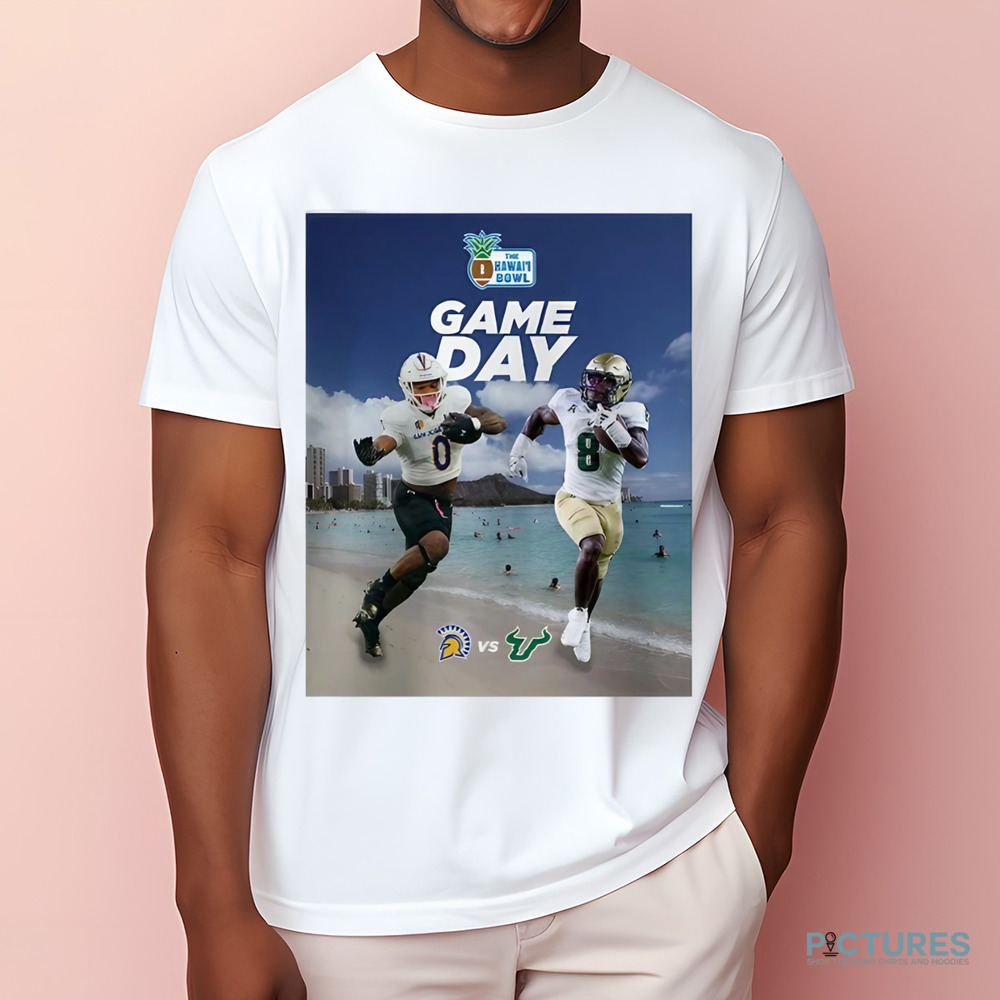 The Hawaii Bowl Game Day San Jose State Spartans Vs South Florida Bulls NCAA Division Shirt