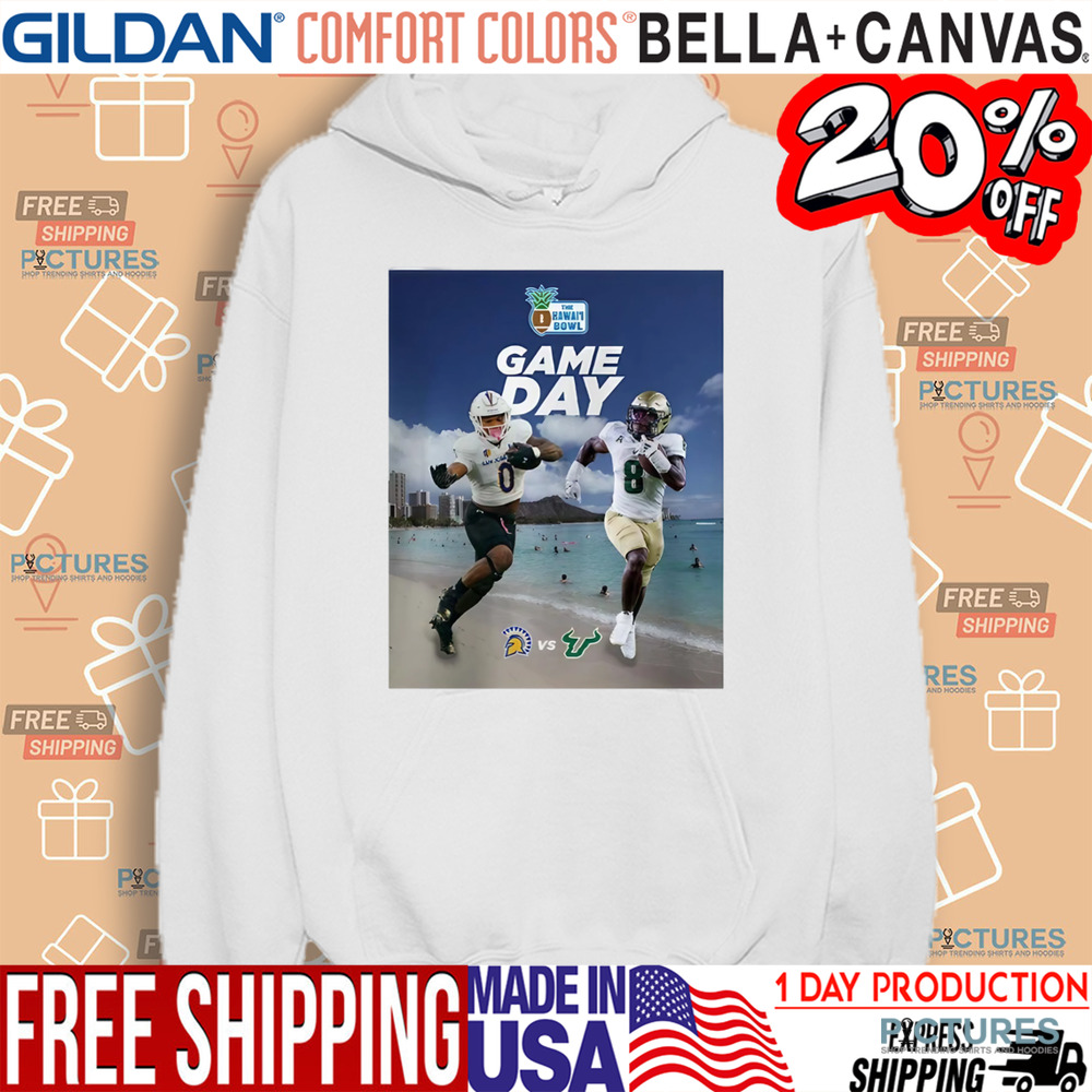 The Hawaii Bowl Game Day San Jose State Spartans Vs South Florida Bulls NCAA Division Shirt