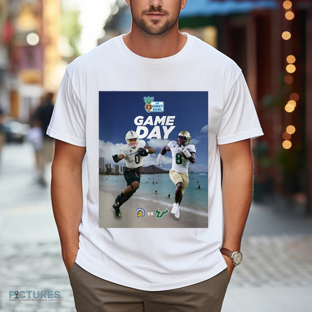 The Hawaii Bowl Game Day San Jose State Spartans Vs South Florida Bulls NCAA Division Shirt