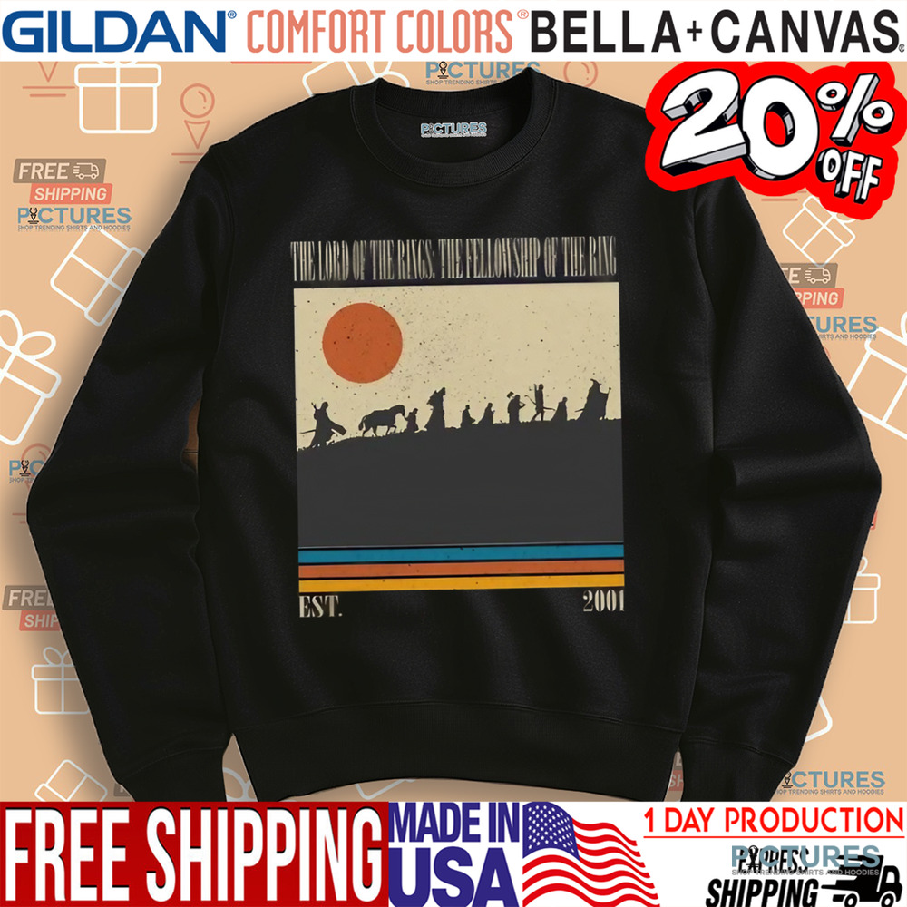 The Lord of the Rings The Fellowship of the Ring Est. 2001 Shirt